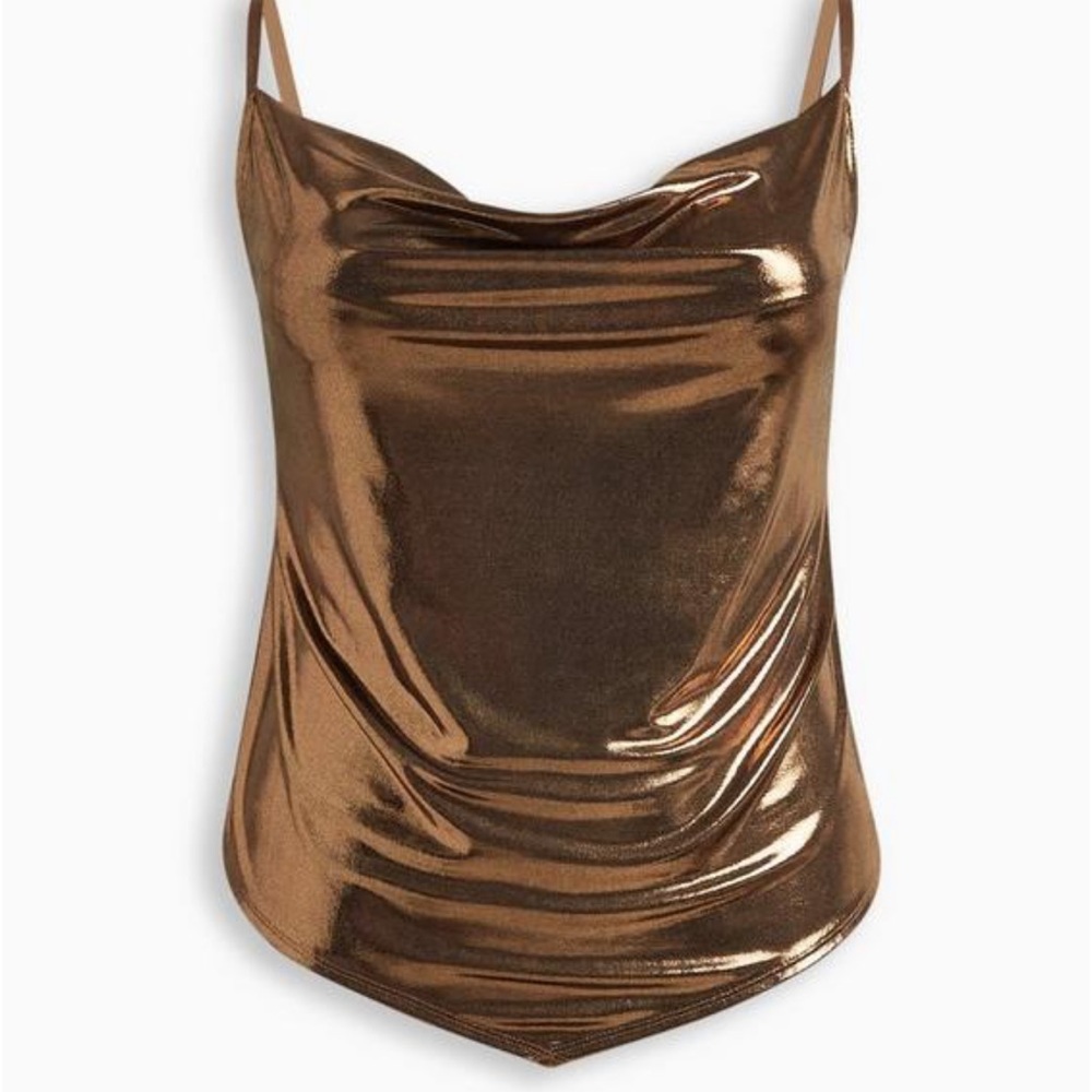 Torrid Liquid Shine Cowl Cami